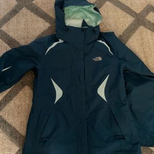 North face rain coat